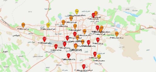 تداوم کیفیت ناسالم هوا در پایتخت/ هوای تهران در آستانه قرمز شدن