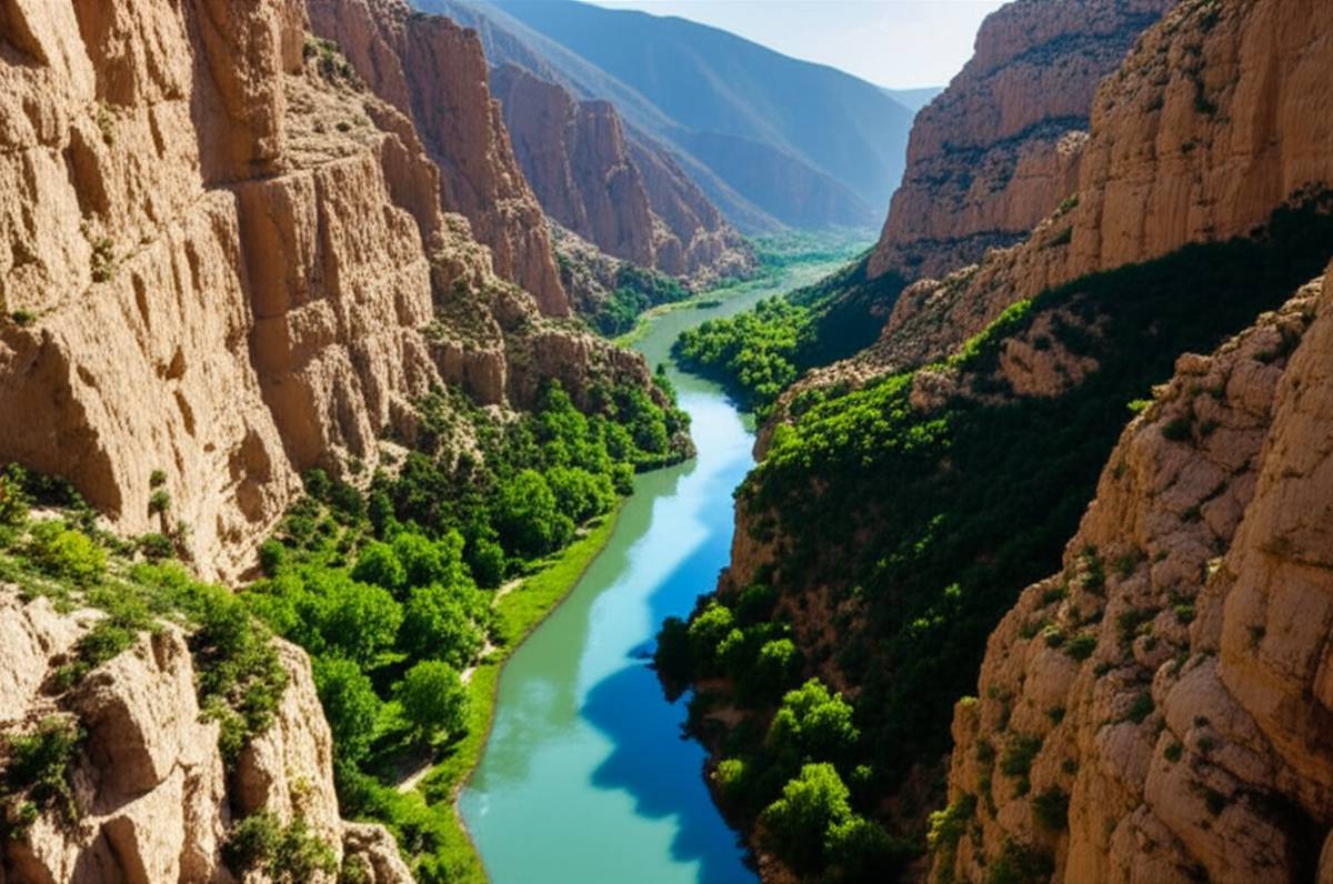 تنگه هلت پلدختر: راهنمای جامع بازدید و سفر به دره خزنده