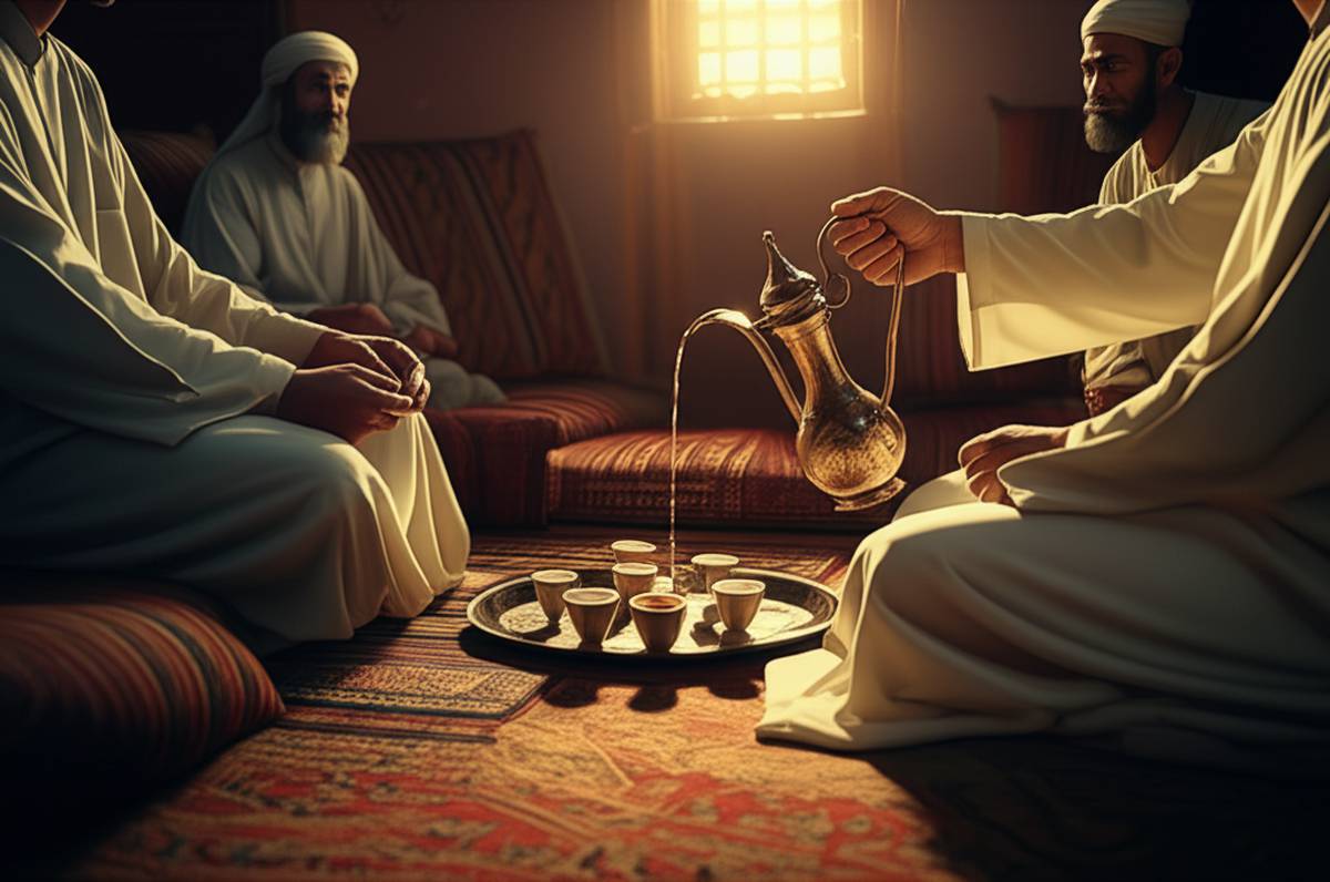 مضیف و مراسم قهوه خوری - راهنمای کامل آداب سنتی