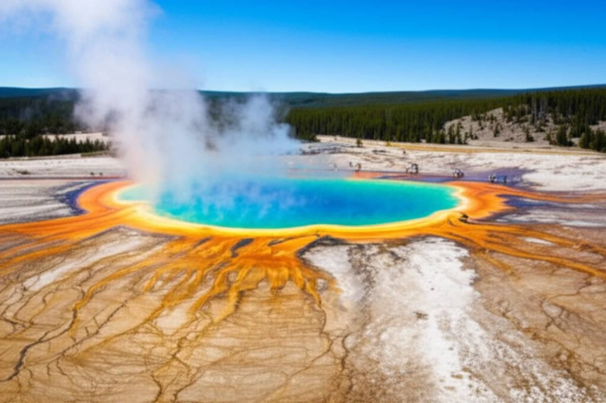 چشمه بزرگ منشوری | راهنمای کامل Grand Prismatic Spring
