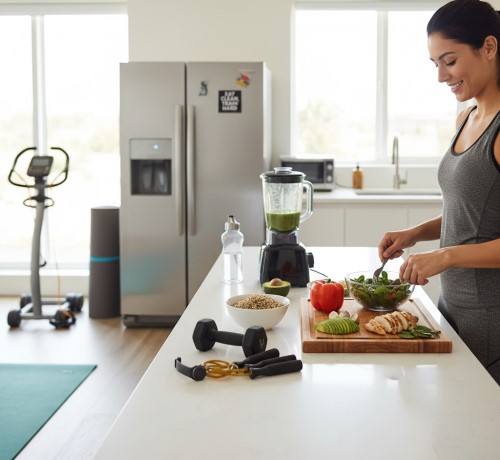 وعده غذایی سالم در کنار ورزش