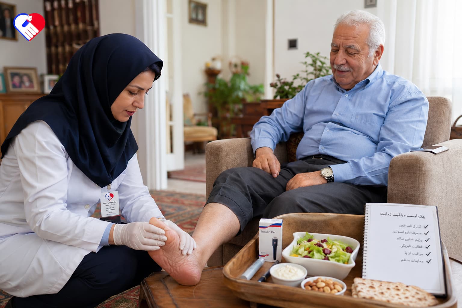 سالمند | توانبخشی پرستار سالمند برای سالمند دیابتی چه خدماتی میتواند انجام دهد؟